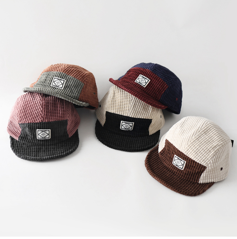 Corduroy Cap 5 Panel - Новая осенне-зимняя бейсболка унисекс из вельвета