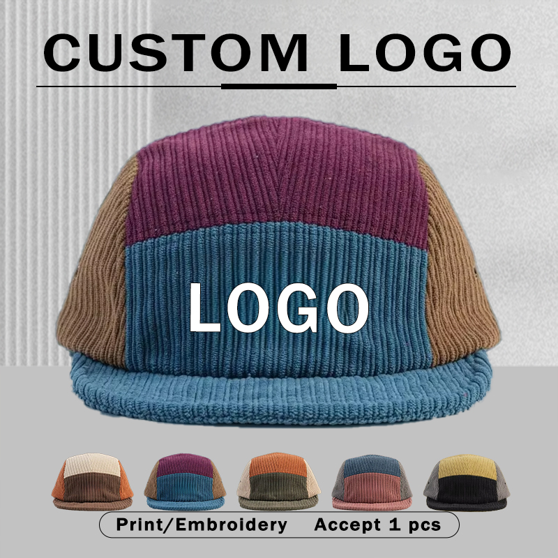 Мужская и женская бейсболка из – обзор и цена Corduroy Cap 5 Panel