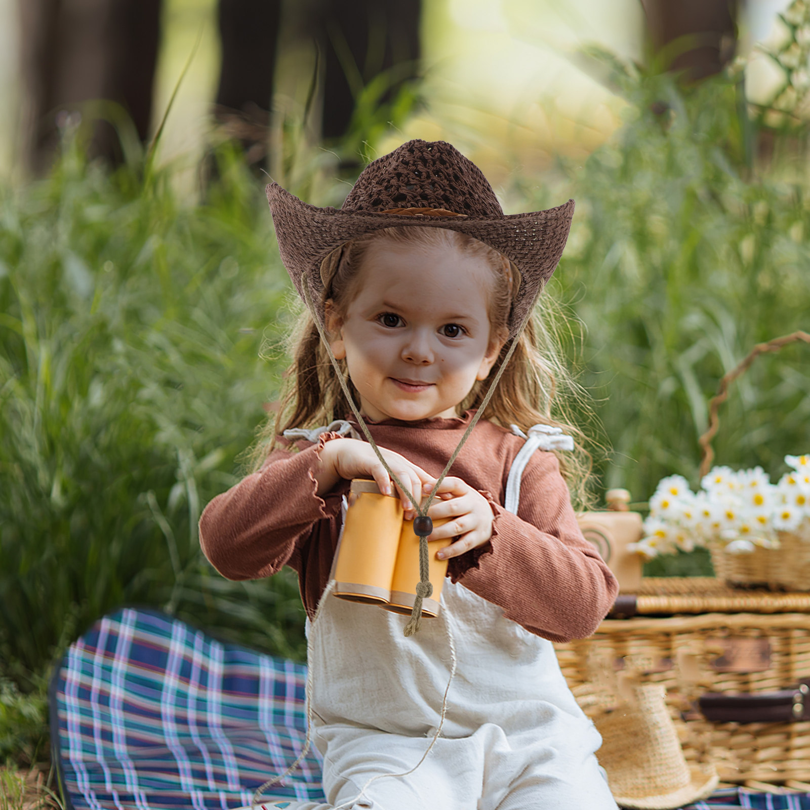 Детская соломенная ковбойская  – обзор и цена Cowboy Hat Straw